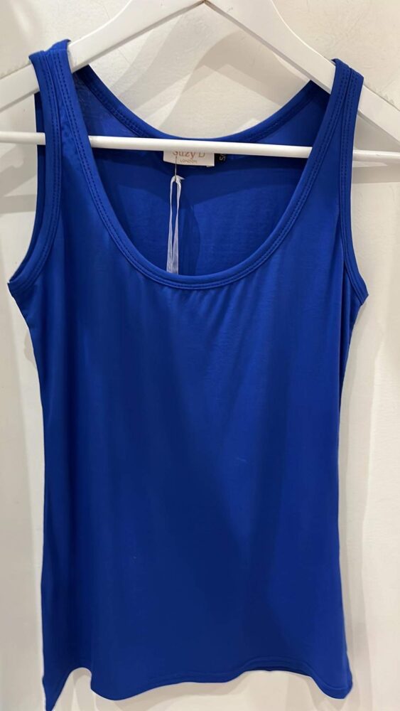 Royal blue vest top top