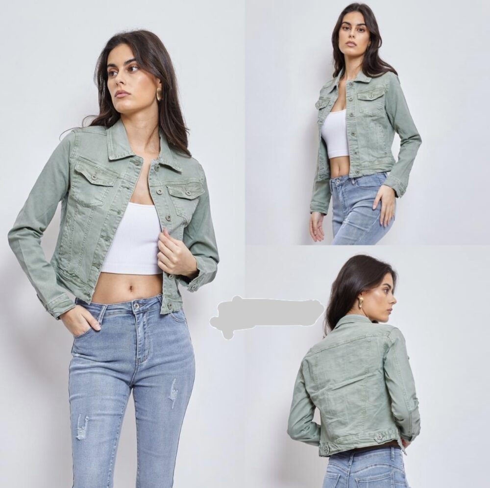 Khaki jacket with hot sale blue jeans