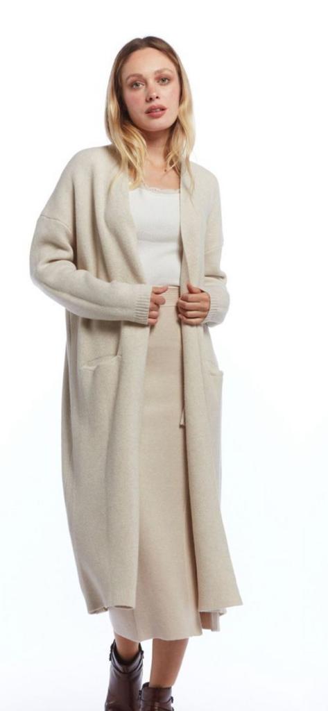 longline cardigan jacket