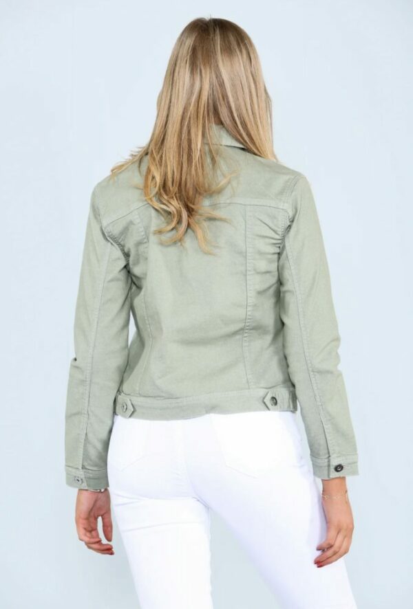 Roxy Light Khaki Denim Jacket - Image 3