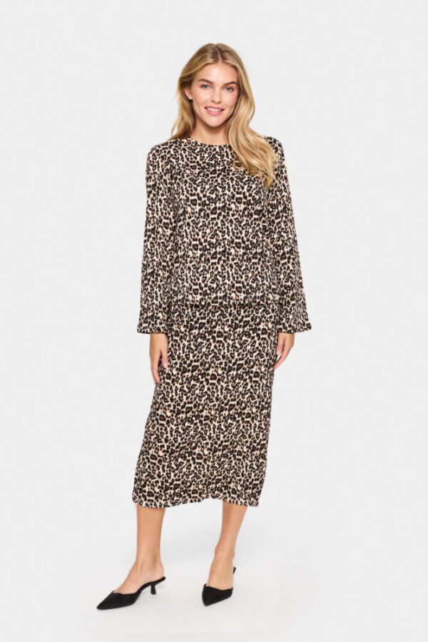 Saint Tropez Ilyssa Leopard Print Top - Image 6