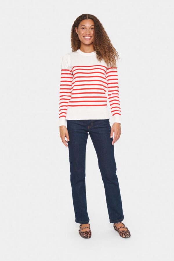 Saint Tropez Mila LS Striped Pullover - Image 5