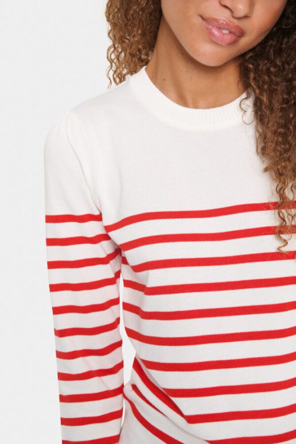 Saint Tropez Mila LS Striped Pullover - Image 4