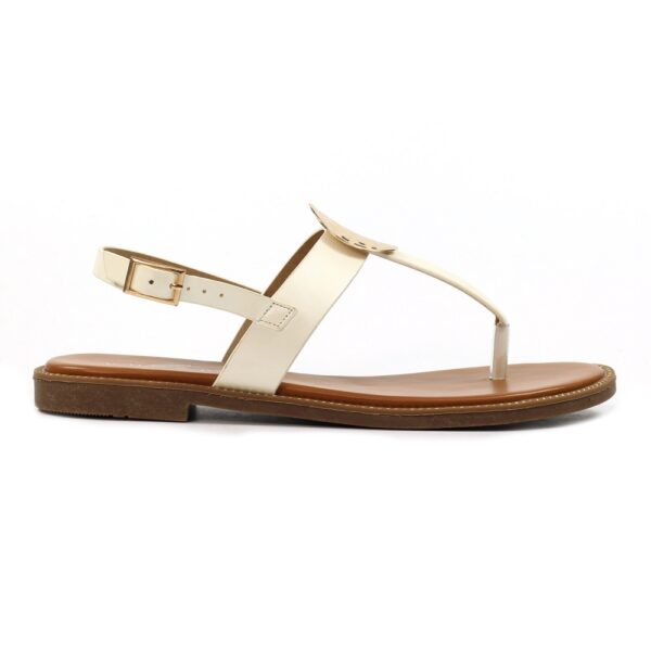 Lunar Pascal White Sandals - Image 2