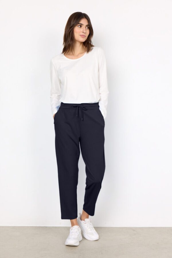 Soya Concept Siham 2 Navy Trousers