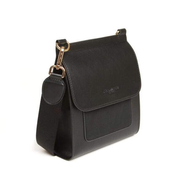 AW Seville Crossbody Bag - Black, Navy & Tan - Image 4