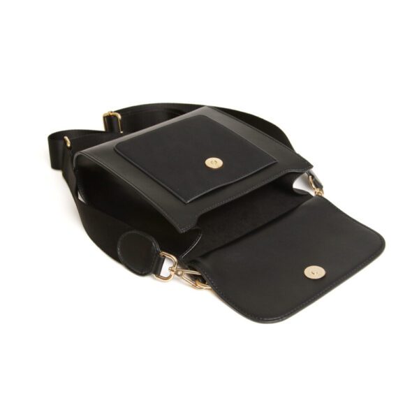 AW Seville Crossbody Bag - Black, Navy & Tan - Image 3