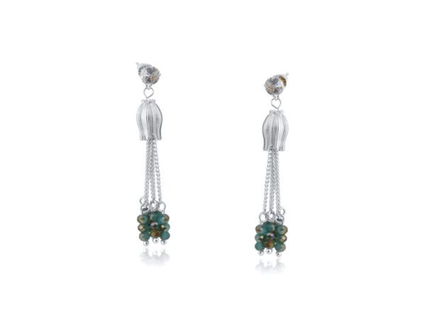 3158 Sacha Tulip Dangle Earrings - Image 2