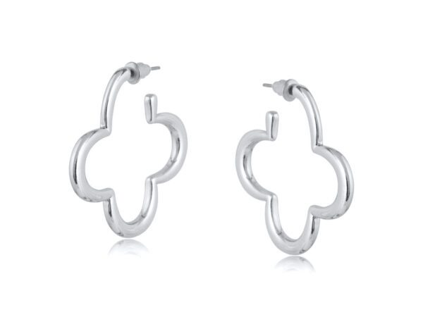 3078 Carmen Floral Shape Metal Earrings - Image 2