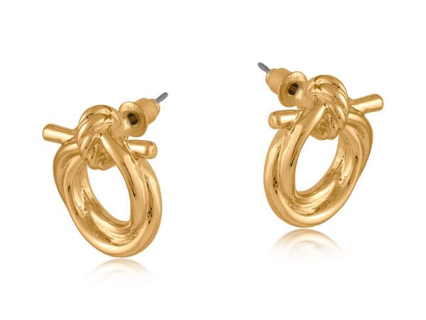 3282 Lima Knotted Stud Earrings