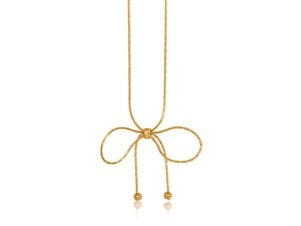 3598 Small Bow Chain Necklace