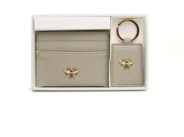 AW Bow card holder & key ring gift set