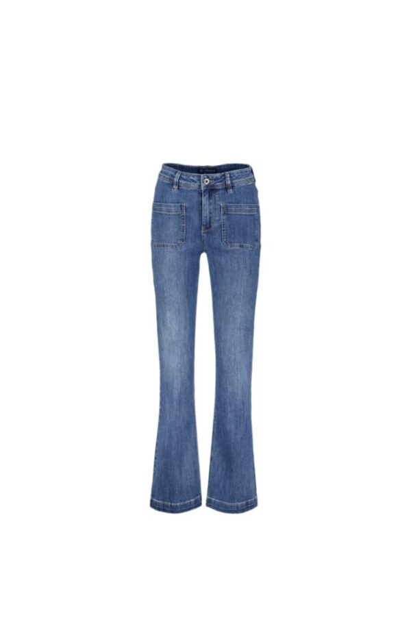 Red Button Colette Front Patchpockets Mid Stone Jeans