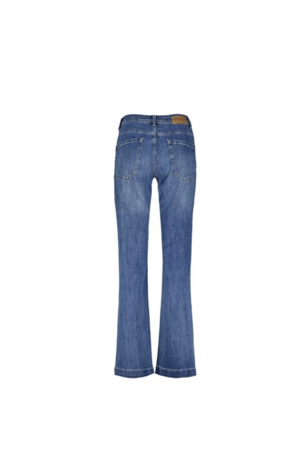 Red Button Colette Front Patchpockets Mid Stone Jeans - Image 3