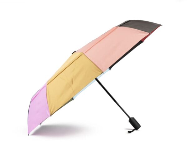 Roka Waterloo Bright Rainbow Recycled Nylon Umbrella - Image 8