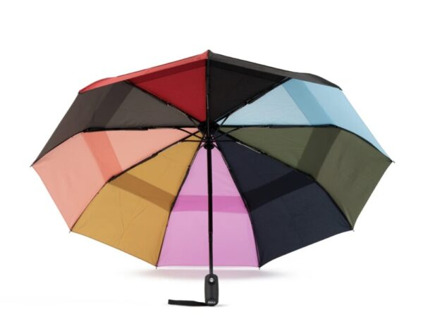 Roka Waterloo Bright Rainbow Recycled Nylon Umbrella - Image 7