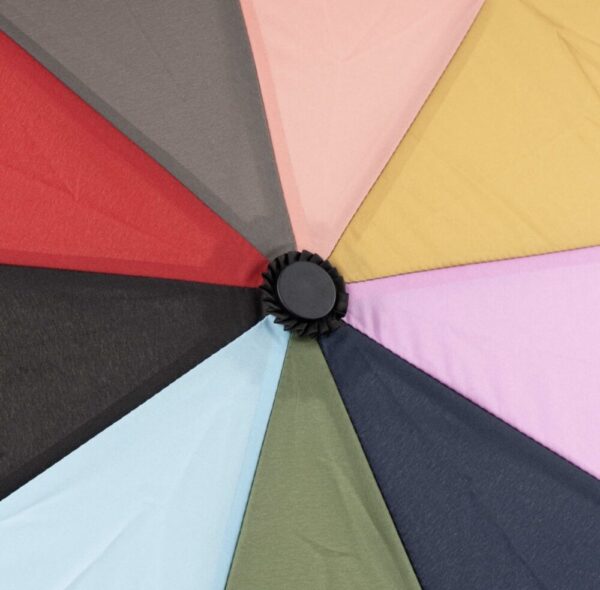 Roka Waterloo Bright Rainbow Recycled Nylon Umbrella - Image 5