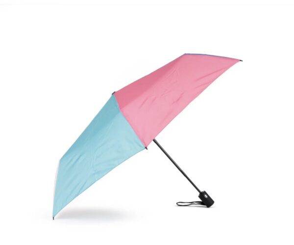 Roka Waterloo Ultra Light Bright Rainbow Recycled Nylon Umbrella - Image 7