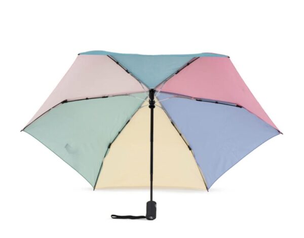 Roka Waterloo Ultra Light Bright Rainbow Recycled Nylon Umbrella - Image 6