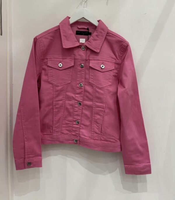 Roxy Pink Denim Stretch Jacket