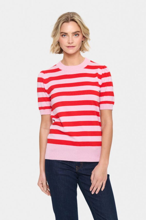 Saint Tropez SS Block Stripe Pullover