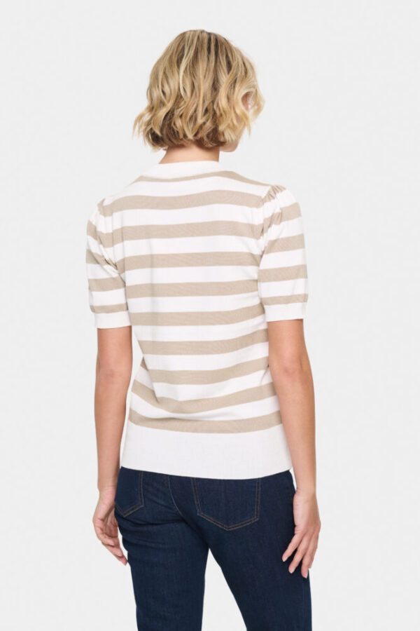 Saint Tropez Mila SS Block Stripe Pullover - Image 2