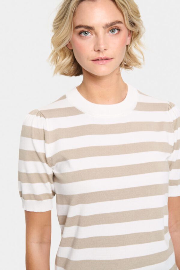 Saint Tropez Mila SS Block Stripe Pullover - Image 5