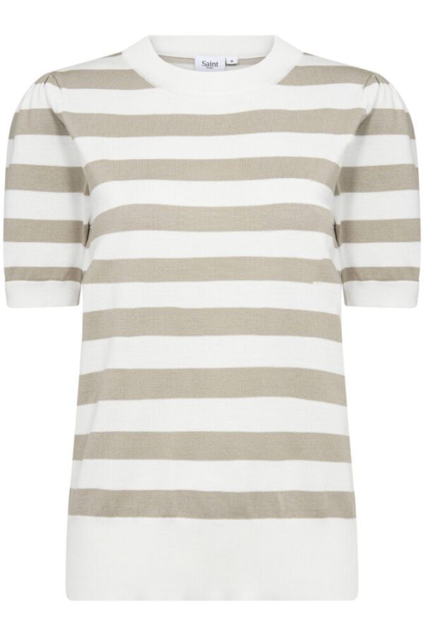 Saint Tropez Mila SS Block Stripe Pullover - Image 3