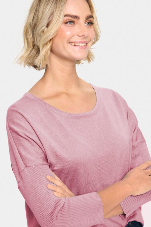 Saint Tropez Pink Nectar Mila R Neck Pullover - Image 7