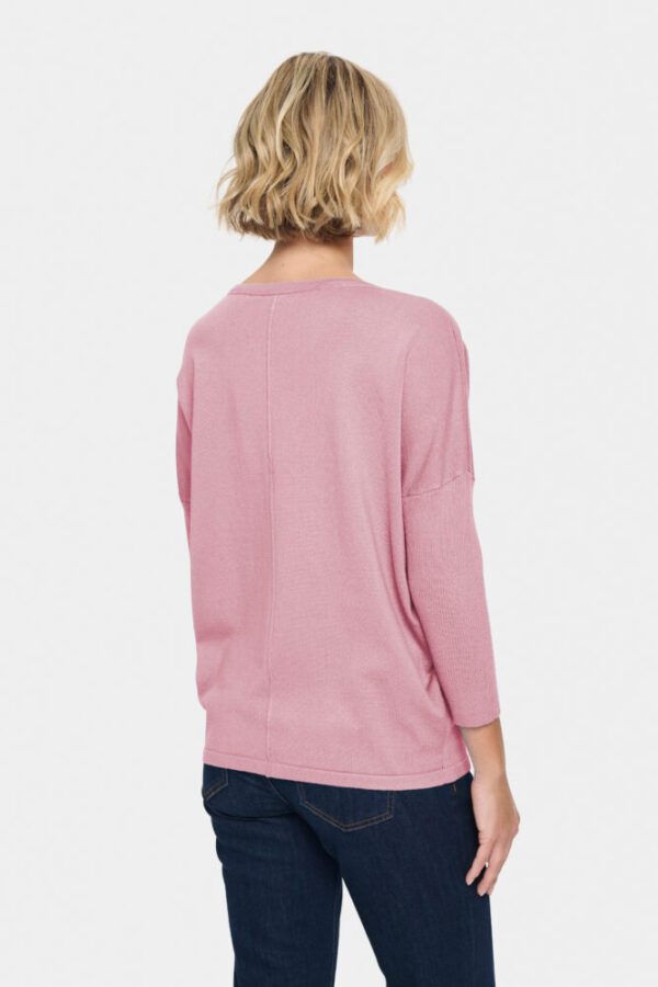 Saint Tropez Pink Nectar Mila R Neck Pullover - Image 5