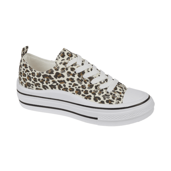 Montpellier Leopard Chunky Sole Trainer