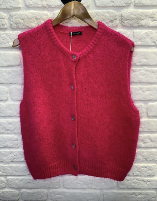 Sophia Knitted Sleeveless Cardigan